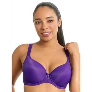 NEW FIT FULLY YOURS crystal soft cup padded bra in violet
